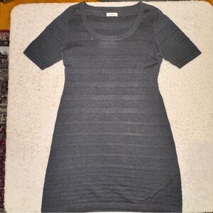 Calvin Klein Heather Gray Knit Dress